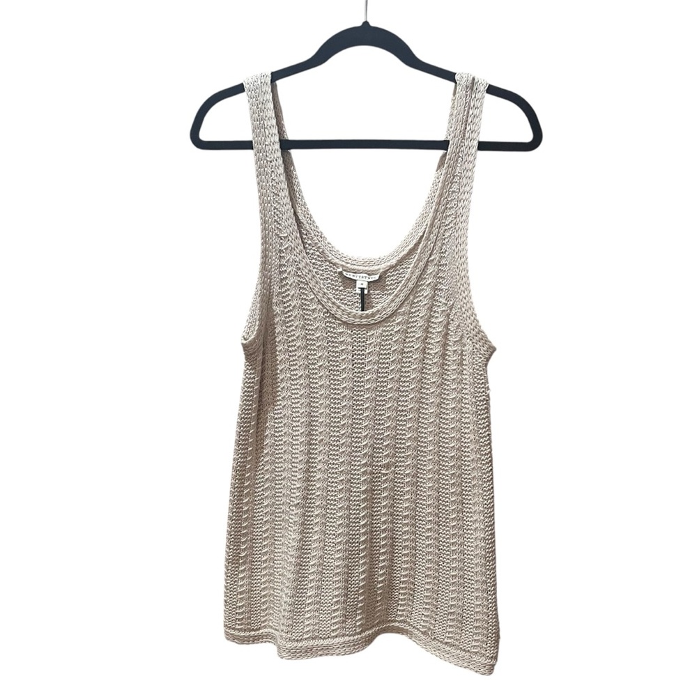 Twenty8Twelve Women's Cream Cotton Knit Sweater Size ‎ Medium